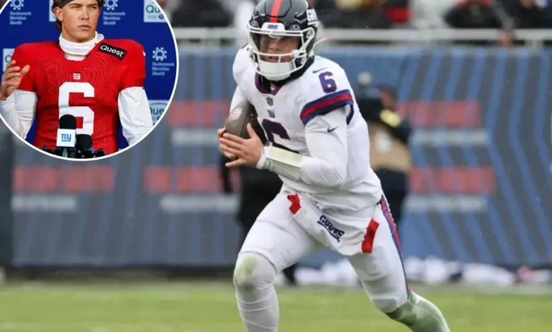 Giants hoping for no more interruptions to Jaxson Dart’s turbulent season with QB back vs. Patriots