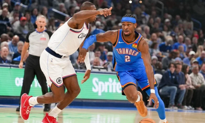 Gilgeous-Alexander scores 32, Thunder bounce back from rare loss with win over Clippers