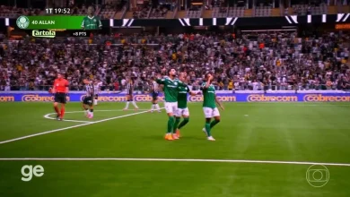 Gol de Allan aumenta vantagem do Palmeiras para 2 a 0 e pressiona Flamengo contra o Ceará para ser campeão