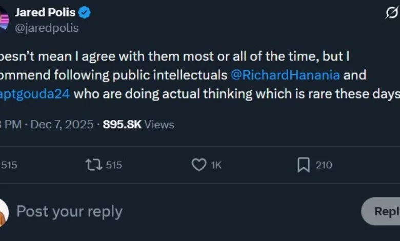 Gov. Jared Polis once again generates controversy for posting support of polarizing political figures