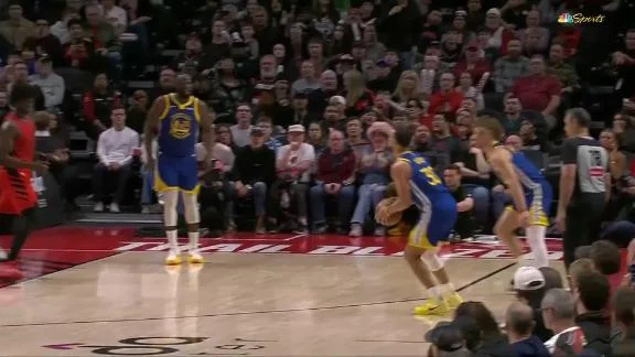 Grant and Sharpe each score 35 points to help the Blazers beat the Warriors 136-131