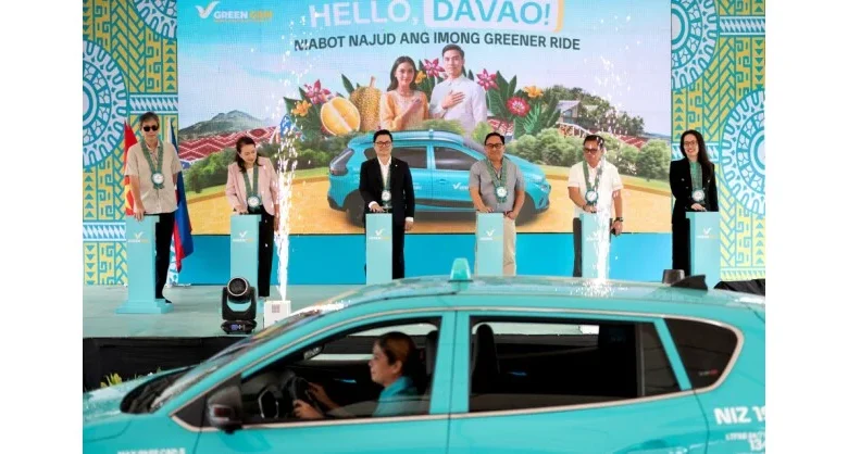 Green GSM officially launches all-electric taxi service in Davao #GSM