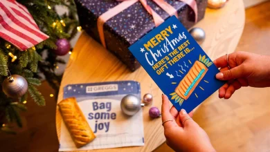 Greggs launches Christmas cards complete with gift of sausage roll