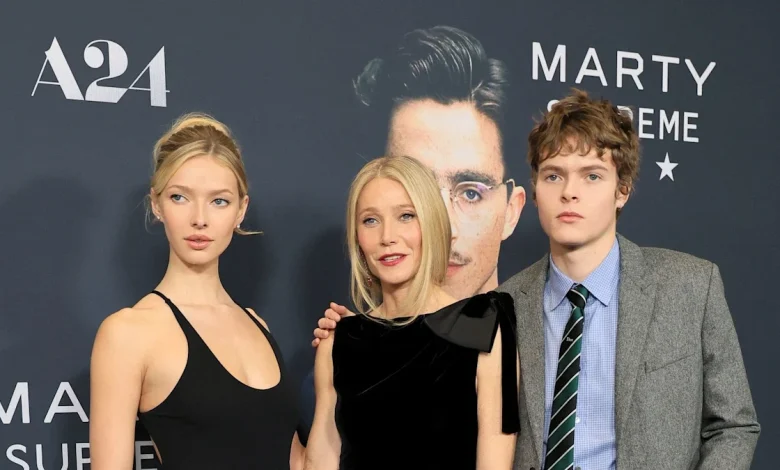 Gwyneth Paltrow steps out with kids Apple and Moses in first joint red carpet appearance