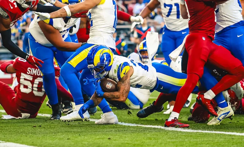 HIGHLIGHTS: Rams RB Blake Corum rushes for a 2-yard touchdown against the Cardinals