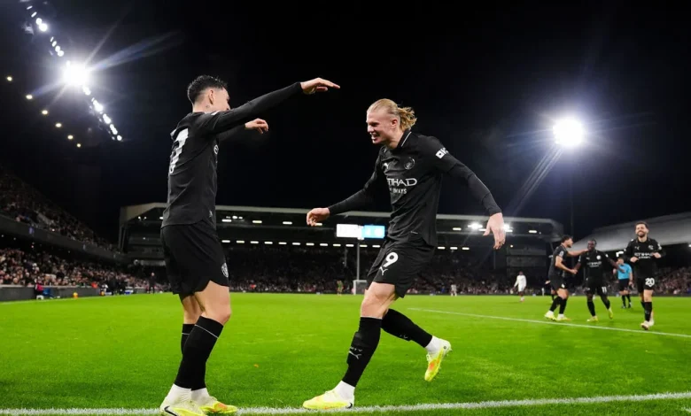 Haaland hits century and Foden sparkles as Man City survive mammoth Fulham comeback