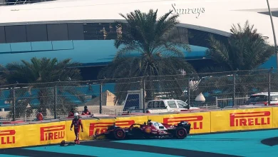 Hamilton crashes out of Abu Dhabi final practice