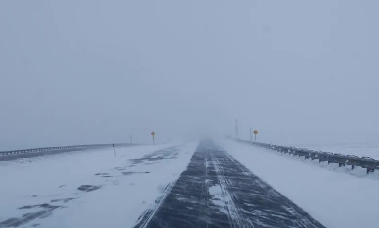 Harsh driving conditions lead to accidents, closure of Alaska Highway north of Wonowon