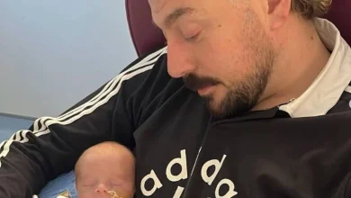 'He needed a couple of operations': The 2 Johnnies star announces arrival of baby boy