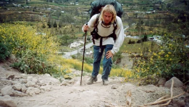 He set out to walk around the world. After 27 years, his quest is nearly over.
