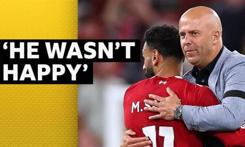 'He wasn't happy' - Slot on Salah's reaction after being dropped