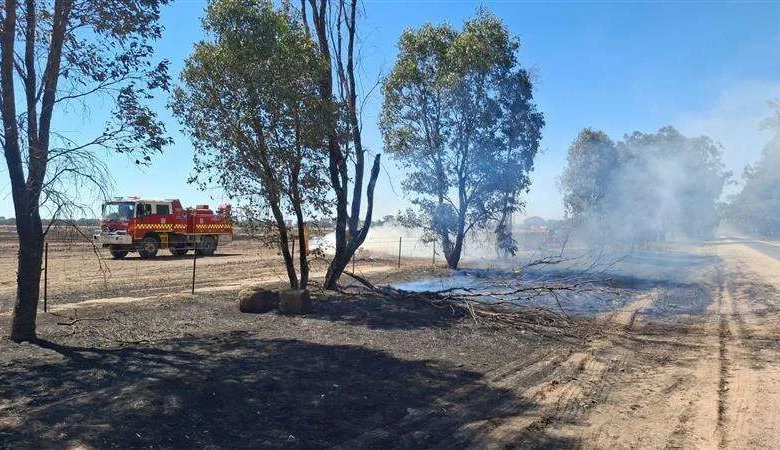 Header fire prompts warning