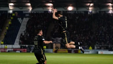 Hearts go six clear of Celtic as Falkirk hear all about Claudio Braga – 5 talking points