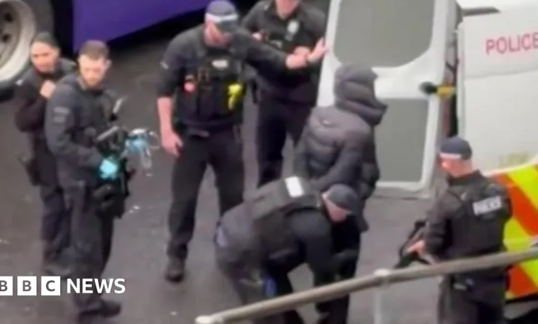 Heathrow live: Man arrested after number of people believed to have been pepper-sprayed