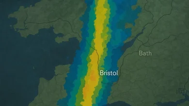 Heavy Rain Disrupts Morning Commute in Bristol