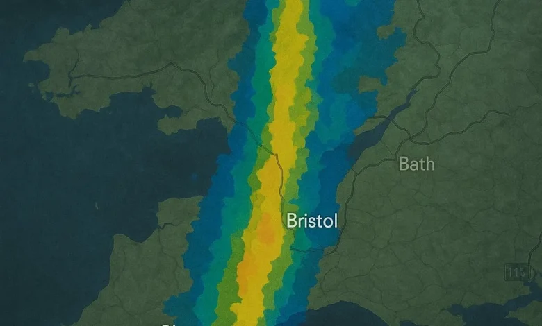 Heavy Rain Disrupts Morning Commute in Bristol