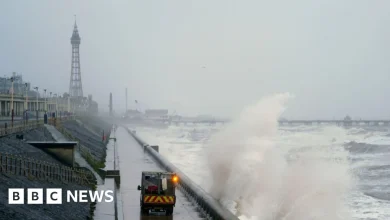 Heavy rain may cause disruption and floods in north-west England
