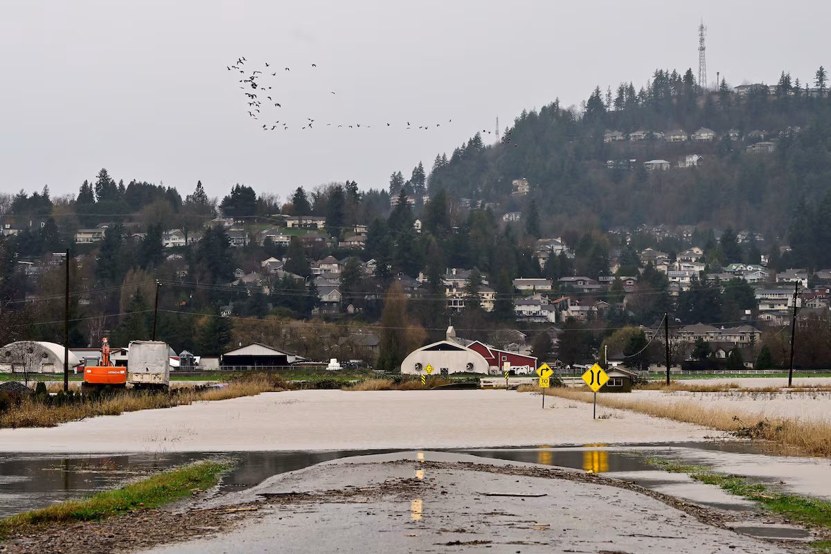 Heavy rain on B.C.’s South Coast increases flood, landslide risk