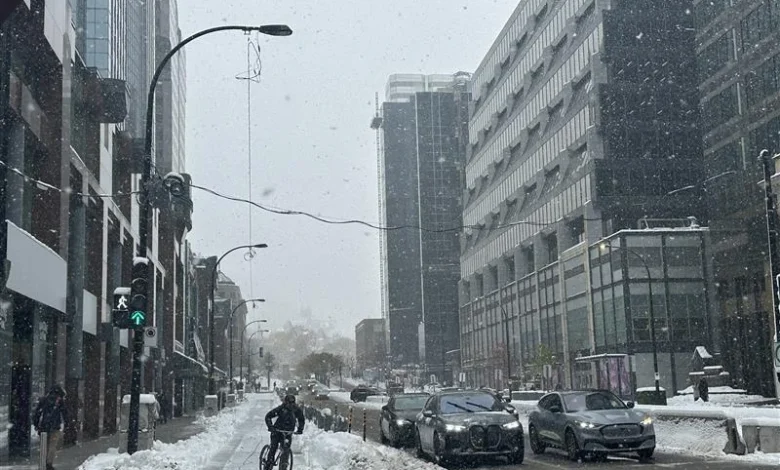 Heavy snow warning issued for Montreal