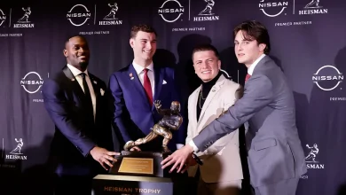 Heisman voting results, Fernando Mendoza, Diego Pavia vote share