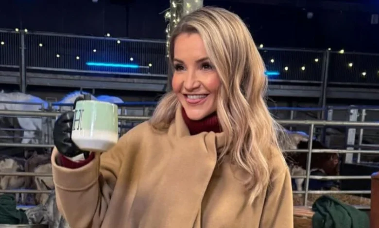 Helen Skelton’s high street scarf coat is now on sale for over £100 less