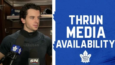 Henry Thrun | Pre Game vs. San Jose Sharks | December 11, 2025