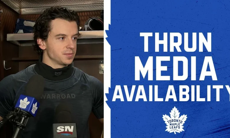 Henry Thrun | Pre Game vs. San Jose Sharks | December 11, 2025