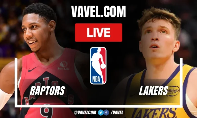 Highlights and points of Toronto Raptors 120-123 Los Angeles Lakers in NBA 2025-26