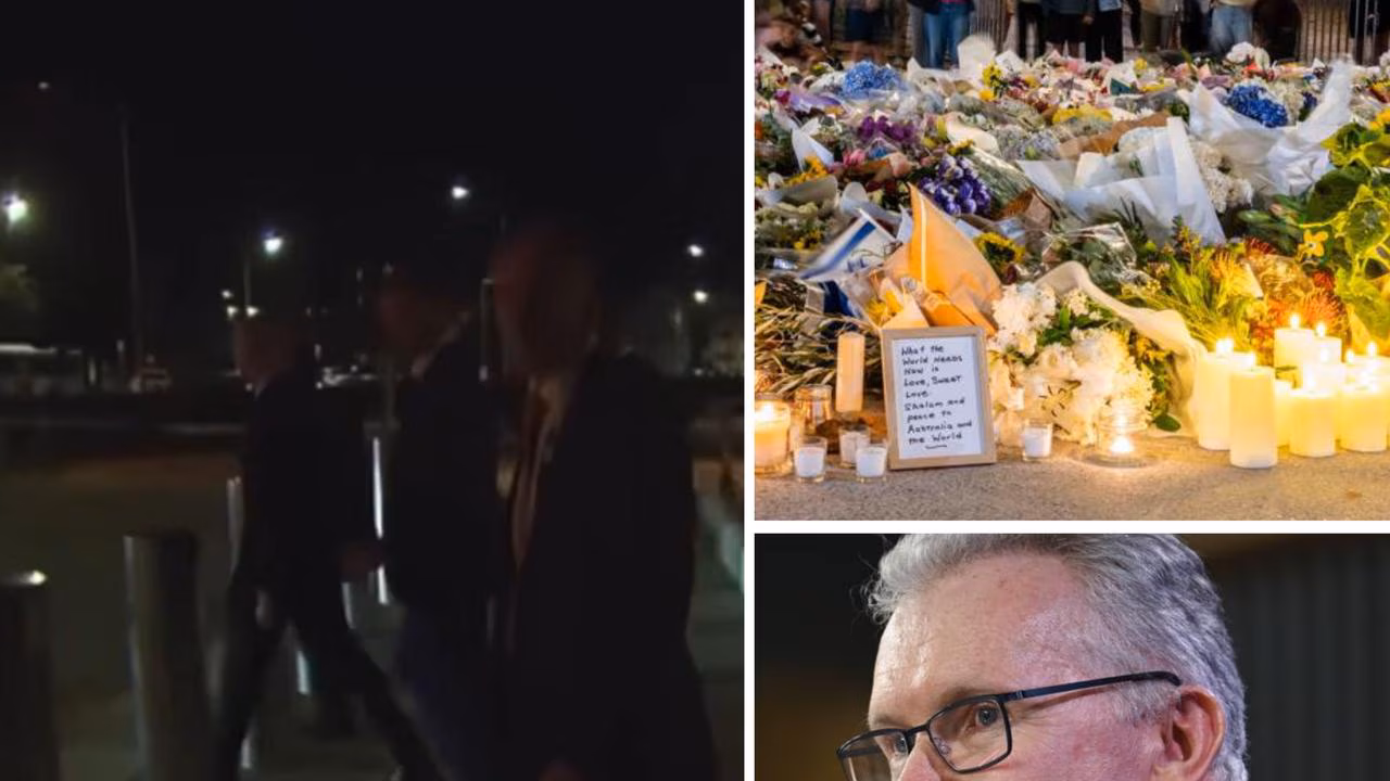 Home Affairs minister heckled at Bondi vigil