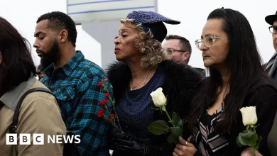 Host of birthday party in Stockton, California says she mistook gunfire for balloons popping