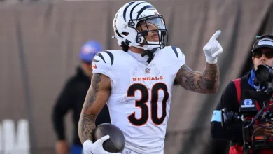 How Bengals' Chase Brown can join Christian McCaffrey in NFL history with 100 yards vs. Bills