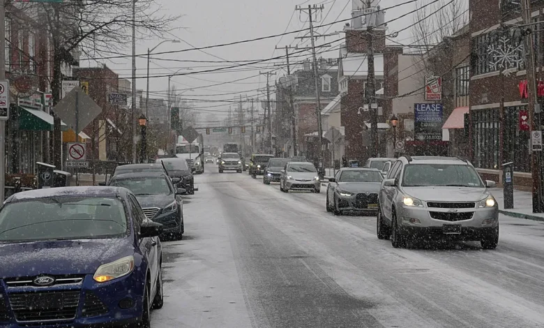 How much snow has Delaware received on Dec. 14?
