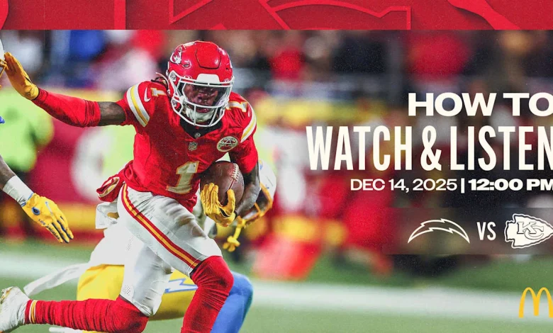 How to Watch and Listen | Week 15: Chargers vs. Chiefs