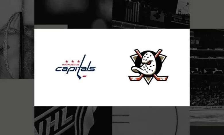 How to watch Capitals vs. Ducks: TV channel and streaming options for December 5