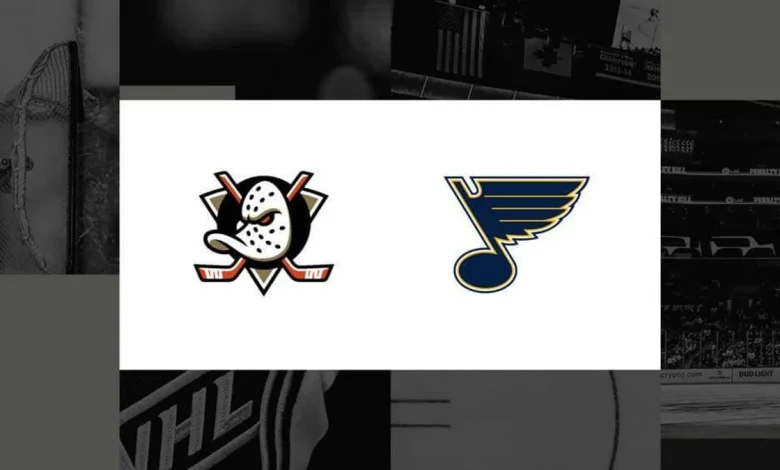 How to watch Ducks vs. Blues: TV channel and streaming options for December 1