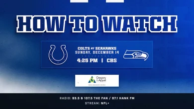 How to watch the Indianapolis Colts at Seattle Seahawks on December 14, 2025
