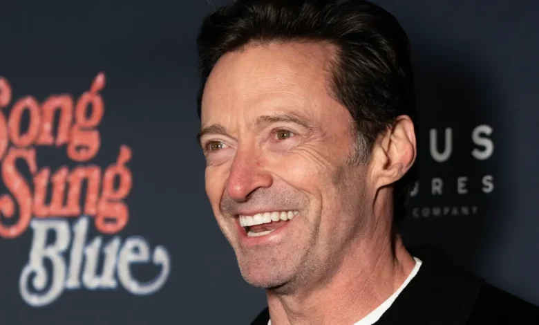 Hugh Jackman has fun with Charlie Berens at Kegel's Inn in West Allis