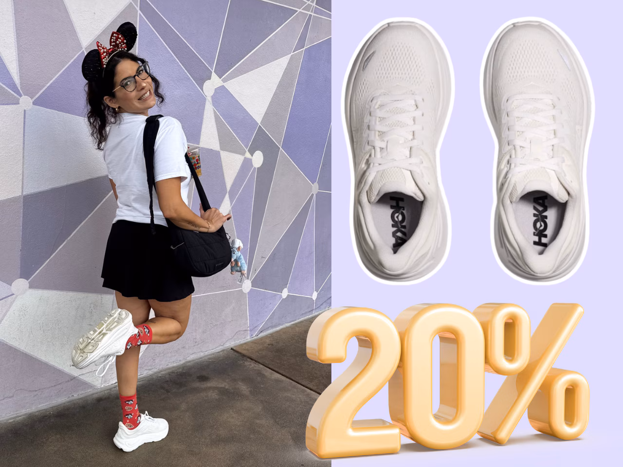 I always wear HOKA sneakers to Disney World, and now my favorite pair is 20% off for Black Friday