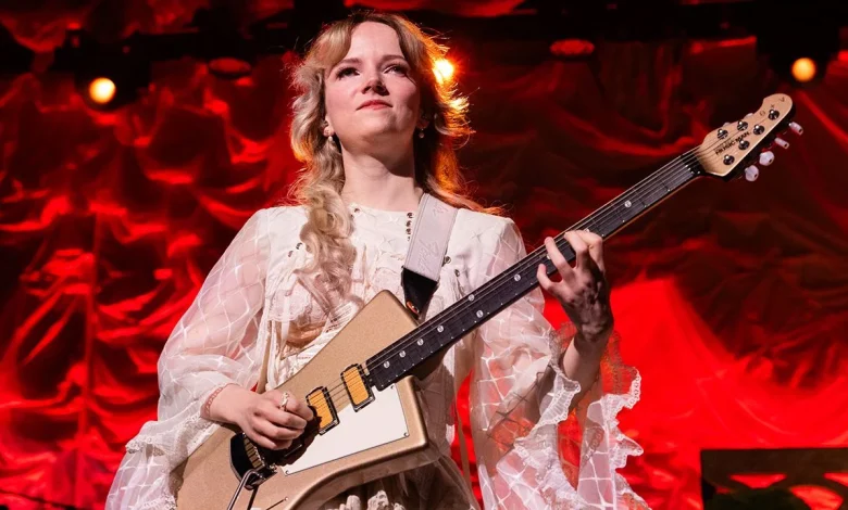 “I didn’t want to go down the route of Fenders or Gibsons – I wanted something that sounds and looks different”: She’s Brian May and Johnny Marr’s new favorite guitarist, but The Last Dinner Party’s Emily Roberts still has imposter syndrome