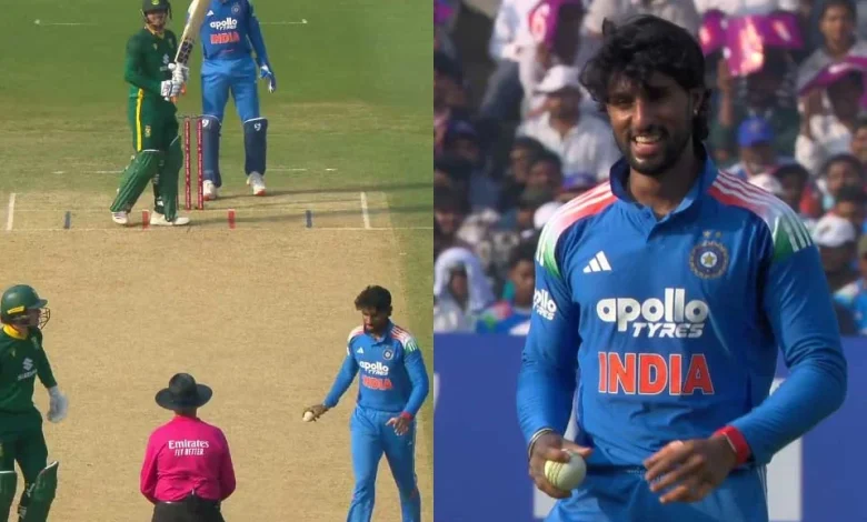 IND vs SA 2025: Tilak Varma gives run-out threat to Matthew Breetzke for leaving crease at non-striker's end