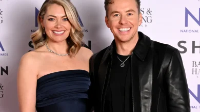 I’m A Celeb winner Danny Jones enjoys romantic meal with wife Georgia