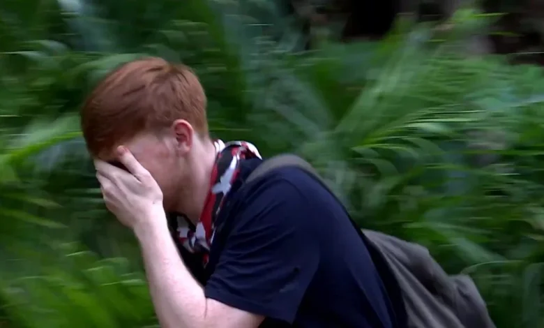 I'm A Celeb's Angry Ginge breaks down in tears during surprise family reunion on ITV