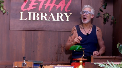 I'm a Celebrity preview - Tom and Martin faced today's Bushtucker Trial 'Lethal Libraries'.