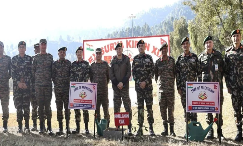 India-Nepal culminate 19th edition of Exercise Suryakiran; DGMOs plant Tree of Friendship symbolising brotherhood