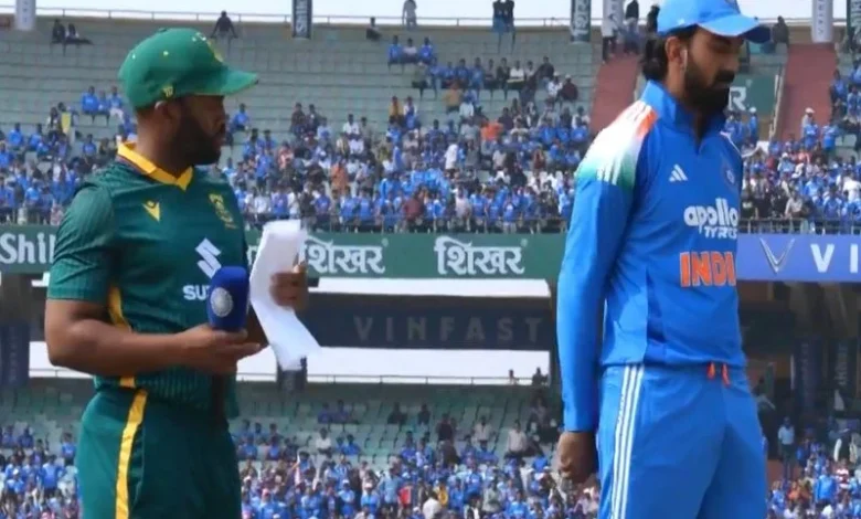 India put in to bat by South Africa in Raipur; Bavuma, Maharaj return