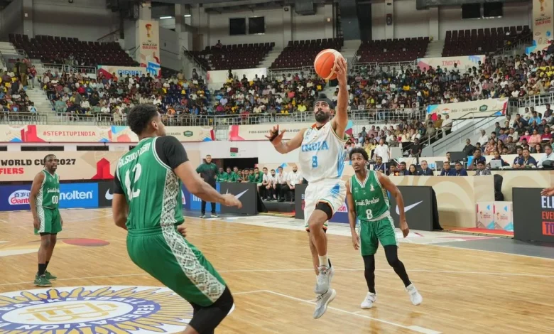 Indian cagers go down to Saudi Arabia