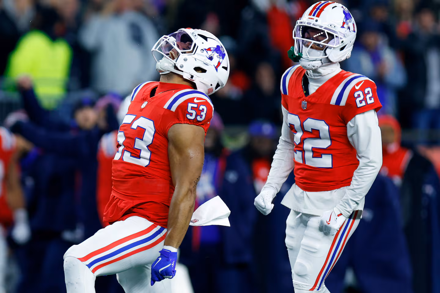 Inside linebacker Christian Elliss was impossible to miss, and other snap count observations from Patriots-Giants