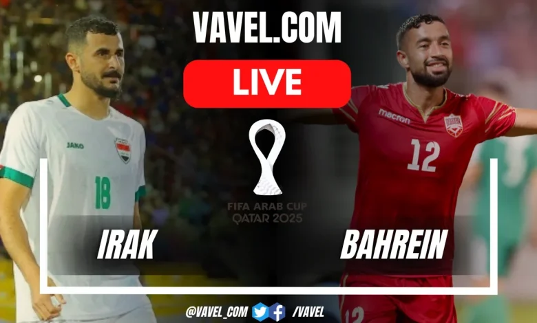 Iraq vs Bahrein LIVE Score Updates: Halftime (2-0)