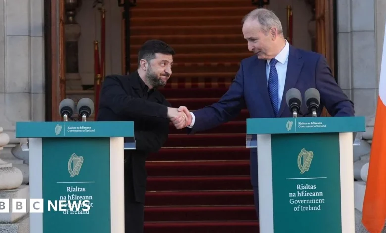 Ireland to give €125m to Ukraine as Zelensky visits Dublin