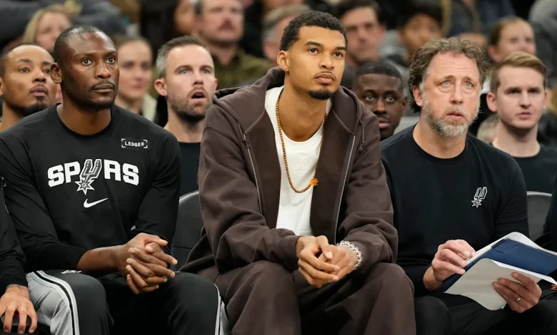 Is Victor Wembanyama playing for Spurs on Wednesday night?